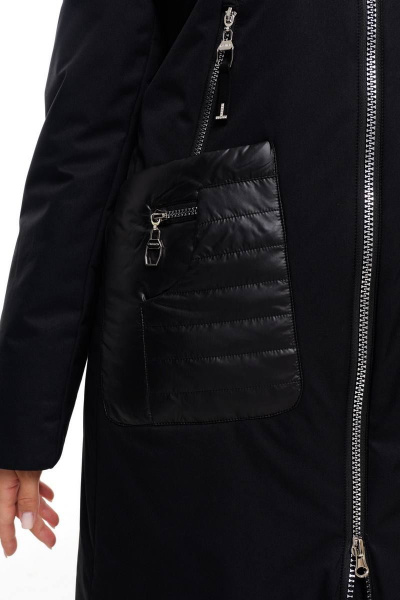 Пальто Beautiful&Free 6090 черный - фото 8