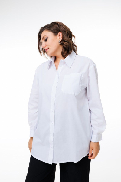 Рубашка Anelli 1412 белый - фото 1