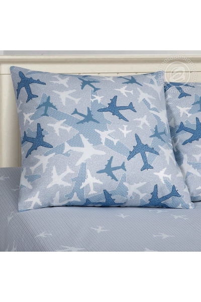 Наволочка, пододеяльник, простыня АРТПОСТЕЛЬ 922А самолетики_голубые - фото 3