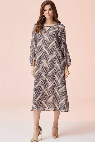 Платье Faufilure С1488 бежевый - фото 1