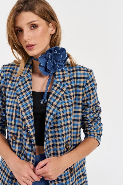 Жакет LeNata 11347 клетка - фото 12
