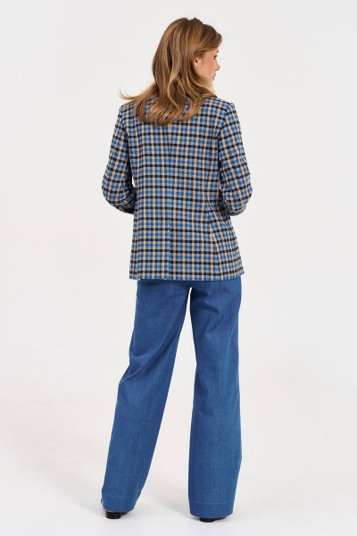 Жакет LeNata 11347 клетка - фото 9