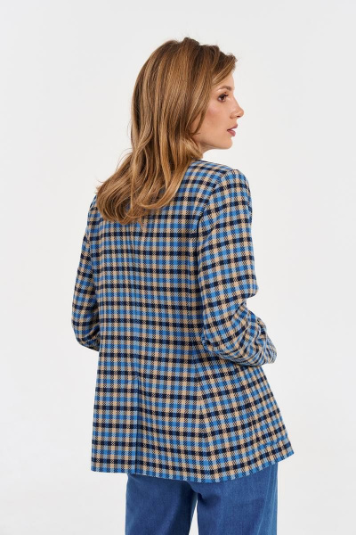 Жакет LeNata 11347 клетка - фото 2