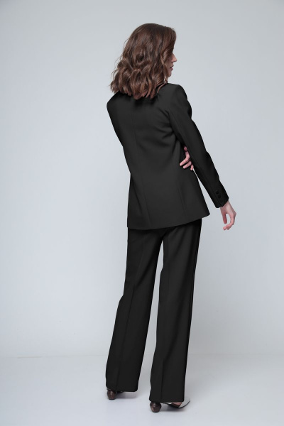Костюм из текстиля: жакет и брюки прямого силуэта, демисезон ALEZA 1168.2 - фото 2
