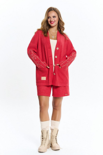 Шорты AVE RARA 4101/1 рябиновый - фото 1