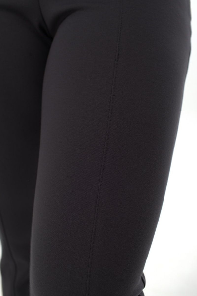 Брюки женские с высокой посадкой прямые из трикотажа Abbi 2015 графит - фото 7