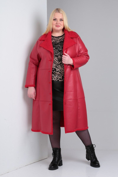 Дубленка Celentano 2035.2 алый - фото 2