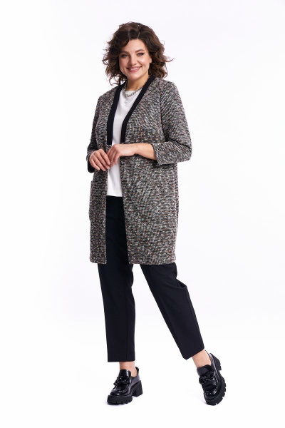 Кардиган из трикотажного полотна без подкладки Almirastyle 253 - фото 1