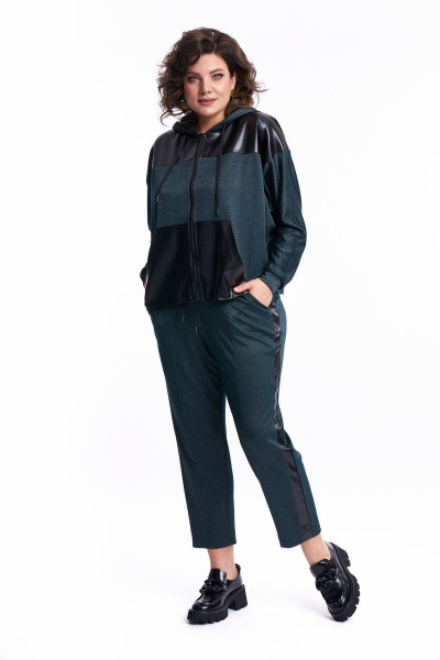 Брюки и худи из трикотажного полотна для активного стиля Almirastyle 257 - фото 1