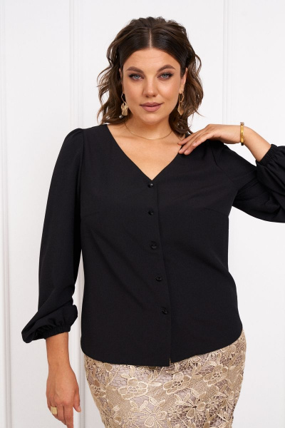 Комплект блузка с рукавом со сборкой и юбка зауженная Almirastyle 300 - фото 4