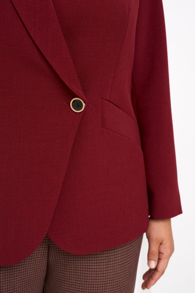 Блуза из вязаного трикотажа с рукавом со складками Almirastyle 304 - фото 7