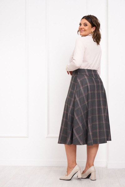 Джемпер и юбка комплект свободный крой с боковой молнией Almirastyle 320 - фото 4