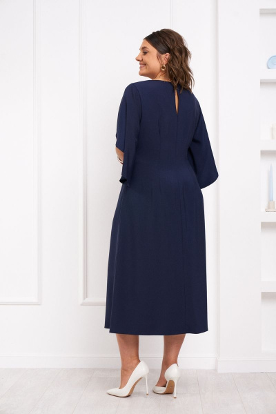 Платье с запахом и разрезом спинка полуприлегающая Almirastyle 321 - фото 5