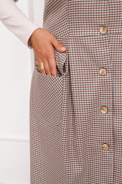 Комплект платье-сарафан и джемпер свободный силуэт Almirastyle 327 - фото 8