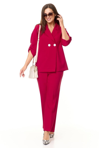 Элегантный палаццо-костюм с двубортным жакетом Taita plus 2329/1 - фото 1