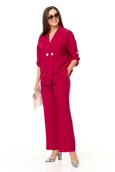 Элегантный палаццо-костюм с двубортным жакетом Taita plus 2329/1 - фото 4