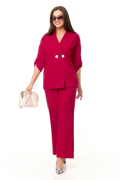 Элегантный палаццо-костюм с двубортным жакетом Taita plus 2329/1 - фото 2