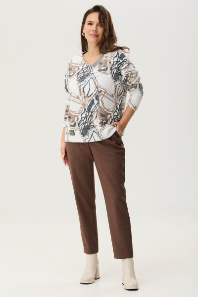 Брюки, джемпер Магия моды 2356 коричневый - фото 4