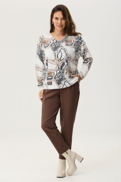 Брюки, джемпер Магия моды 2356 коричневый - фото 1