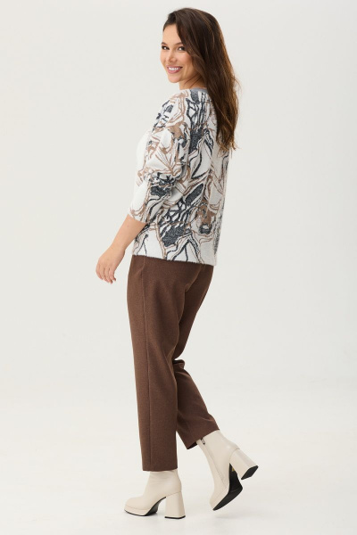 Брюки, джемпер Магия моды 2356 коричневый - фото 2