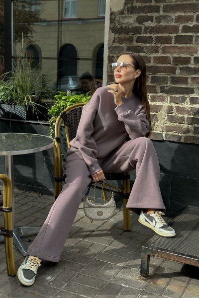 Брюки, джемпер USOVA 004(4) дымчатый - фото 2