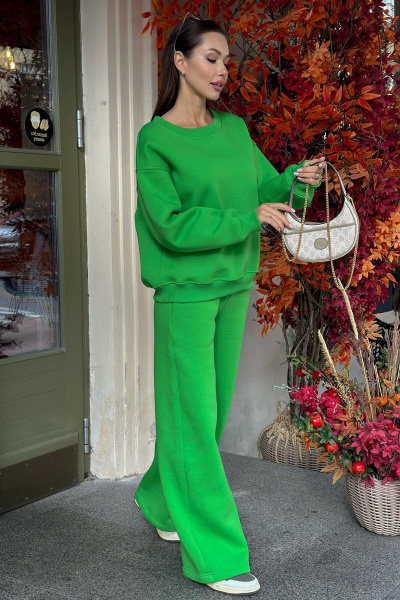 Брюки, джемпер USOVA 004(4) зеленый - фото 4