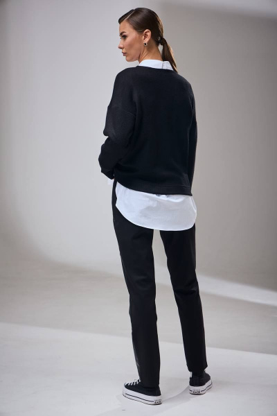 Джемпер Kaloris 2032/1 черный - фото 6