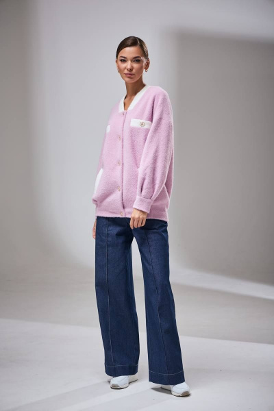 Жакет Kaloris 2039 розовый - фото 6