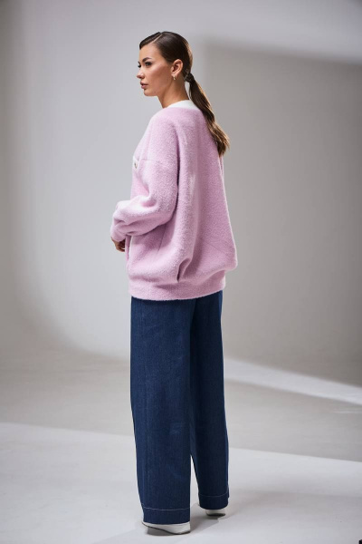 Жакет Kaloris 2039 розовый - фото 8