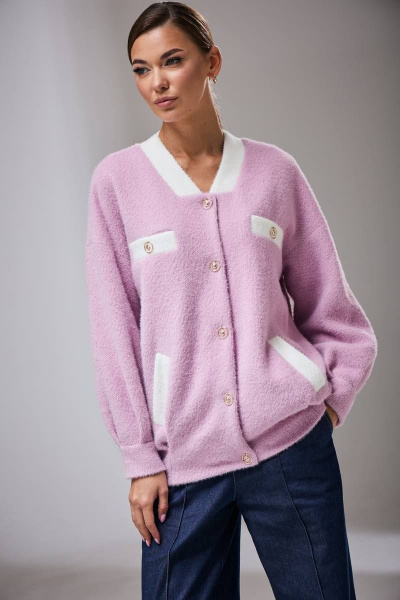 Жакет Kaloris 2039 розовый - фото 1
