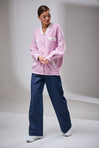 Жакет Kaloris 2039 розовый - фото 7