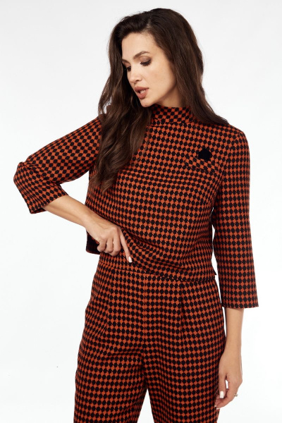 Блуза, брюки Mubliz 118 оранжево-черный - фото 8