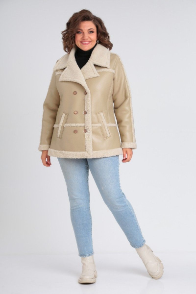 Дубленка Celentano 2044.1 бежевый - фото 9
