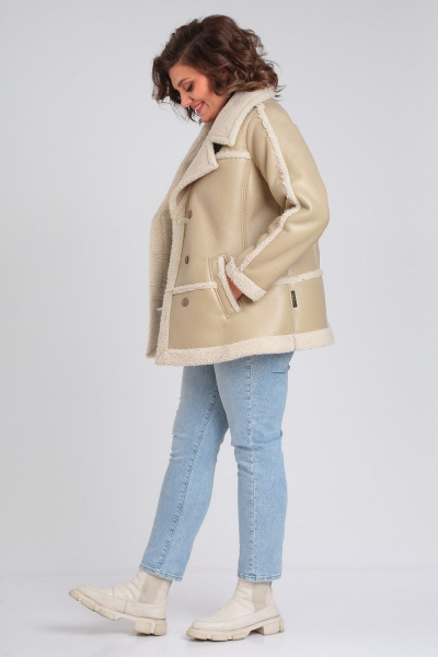 Дубленка Celentano 2044.1 бежевый - фото 7