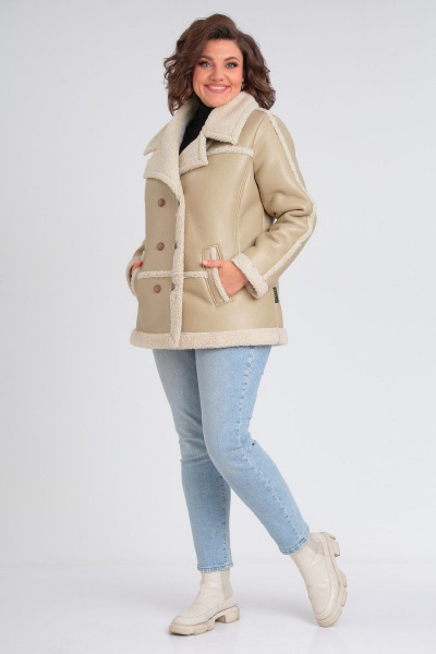 Дубленка Celentano 2044.2 бежевый - фото 11