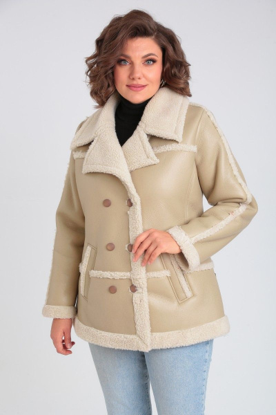 Дубленка Celentano 2044.2 бежевый - фото 1