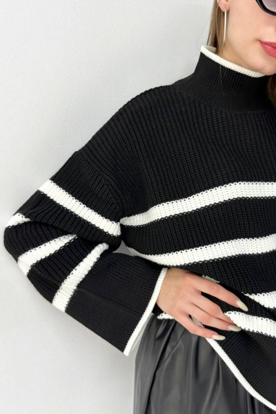 Джемпер DAVYDOV 8059 черный - фото 5