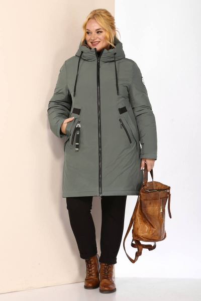 Куртка Shetti 2030 хаки - фото 2