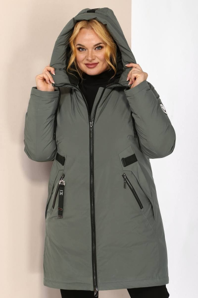Куртка Shetti 2030 хаки - фото 4