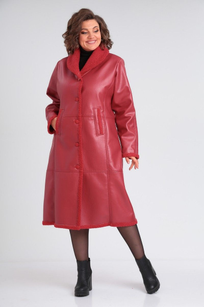 Дубленка Celentano 2043.1 алый - фото 6