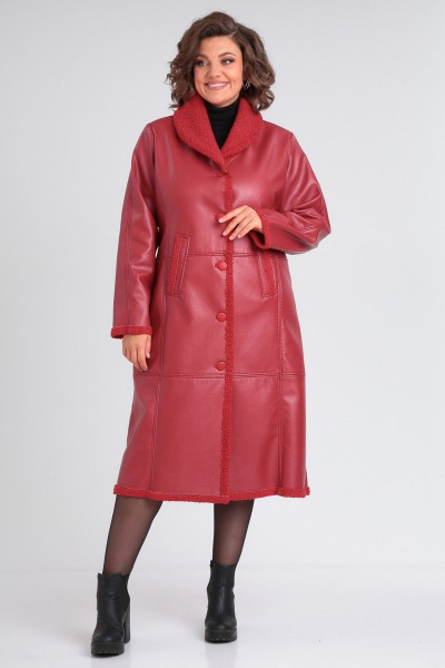 Дубленка Celentano 2043.1 алый - фото 2