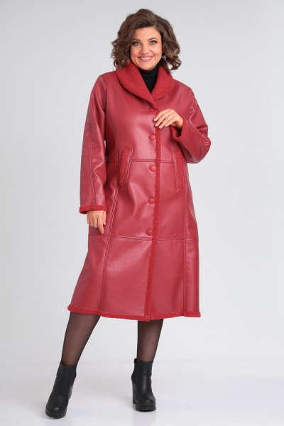 Дубленка Celentano 2043.1 алый - фото 1