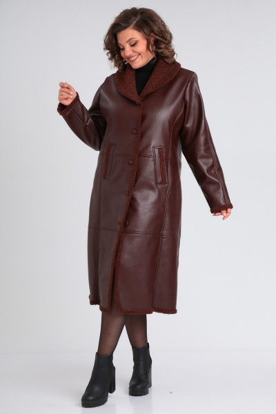 Дубленка Celentano 2043.2 шоколад - фото 11
