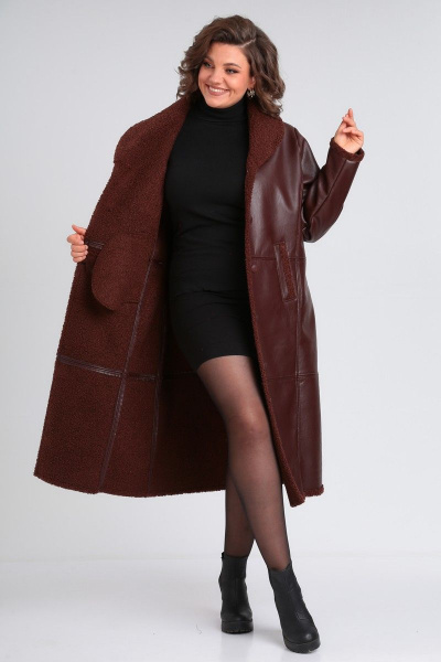 Дубленка Celentano 2043.2 шоколад - фото 6