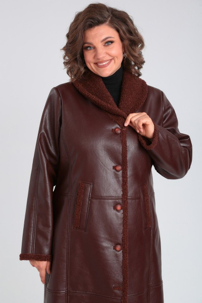 Дубленка Celentano 2043.2 шоколад - фото 5