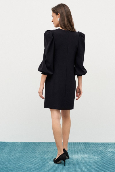 Платье из итальянского кади с объемными рукавами C. of PAPAYA NEW 1660 - фото 2