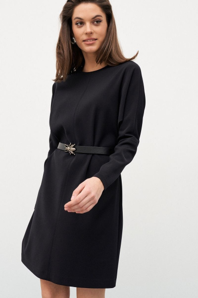 Платье из итальянского кади с рукавом без подкладки C. of PAPAYA NEW 1661 - фото 4