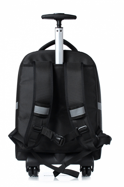 Черный текстильный рюкзак с одним отделением и карманом Galanteya 6223.23с839к45 черный - фото 3