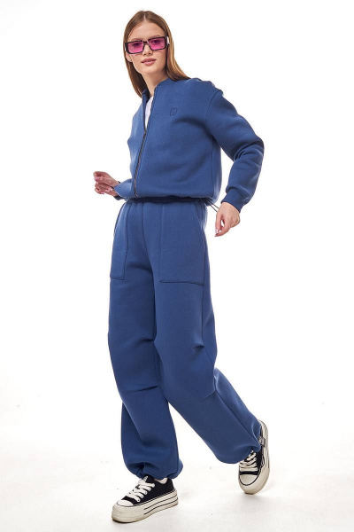 Брюки карго и укороченный бомбер из трикотажа GO F3055/20-01.170-176 - фото 3