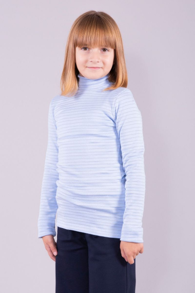 Джемпер 8 Марта 4301-3С5133Д40-146 полоска-голубой - фото 1